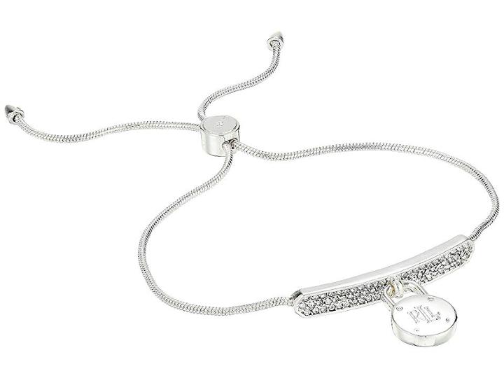 Lauren Ralph Lauren Micropave Padlock Slider Bracelet (silver) Bracelet