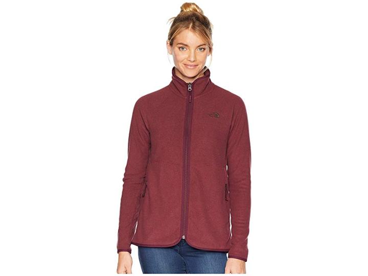 The North Face Glacier Alpine Full Zip (fig California Basket Print) Women's Fleece