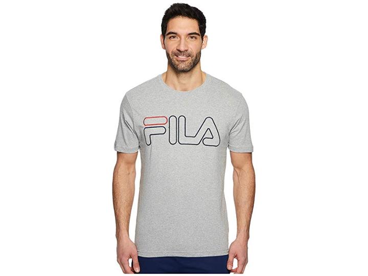 Fila Borough T-shirt (varsity Heather/navy/red) Men's T Shirt