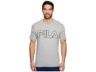Fila Borough T-shirt (varsity Heather/navy/red) Men's T Shirt