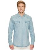 Polo Ralph Lauren Western Denim Sport Shirt (bailey) Men's Clothing
