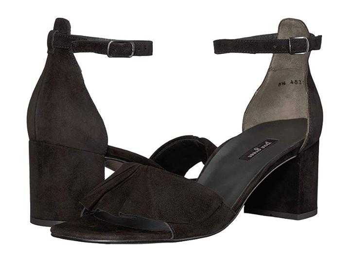 Paul Green Pammy Heel (black Suede) High Heels