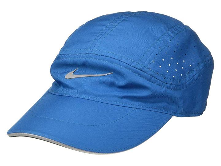 Nike Aerobill Running Cap (green Abyss/black) Caps