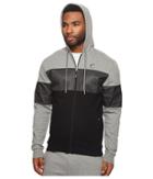 Fila Camron Hoodie (high-rise Gray/black) Men's Sweatshirt
