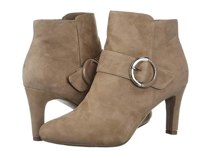 Bandolino Lanaro Bootie (truffle Suede) Women's Boots