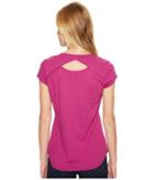 Royal Robbins Wick-ed Cool Short Sleeve Shirt (aster) Women's T Shirt