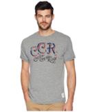 The Original Retro Brand Creedence Clearwater Revival Tri-blend Tee (streaky Grey) Men's T Shirt