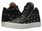 Giuseppe Zanotti May London Signature Mid Top Sneaker (black) Men's Shoes