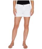 Mavi Jeans Vanna Shorts In White Tribeca (white Tribeca) Women's Shorts