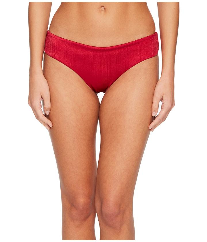 L*space Liquid Solid Pixie Bottom (cherry) Women's Swimwear