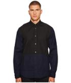 Mcq Darkbrook Button Down (indigo) Men's Clothing