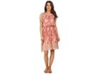 Lucky Brand Paisley Haze Dress (pink Multi) Women's Dress