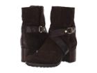 Trask Misty (dark Brown Oiled Italian Suede/sheepskin) Women's Boots