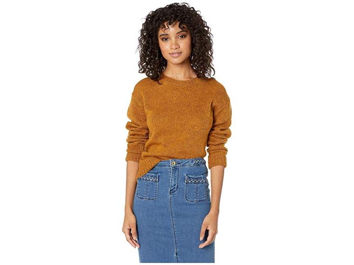 Frye Morgan Long Sleeve Crew Neck Sweater (swede) Women's Sweater