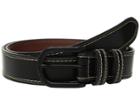 Torino Leather Co. 35 Mm Leather Slab Construction (black) Men's Belts
