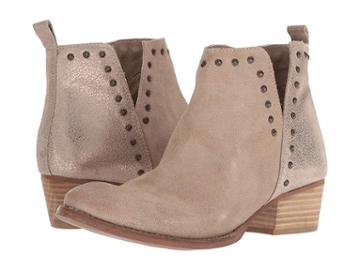 Diba True Short Order (beige/gold Suede/leather) Women's Boots
