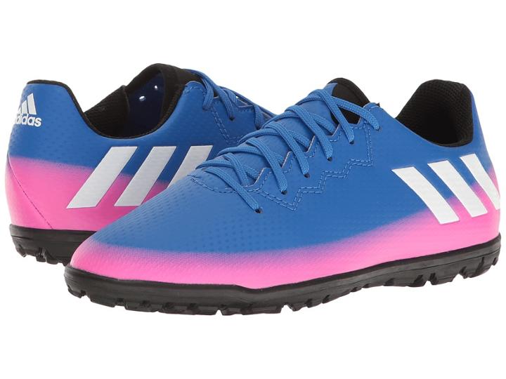 Adidas Kids Messi 16.3 Tf Soccer (little Kid/big Kid) (blue/footwear White/solar Orange) Kids Shoes