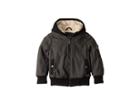 Urban Republic Kids Bert Wool Blend Bomber Jacket Sherpa Lined (little Kids/big Kids) (charcoal) Boy's Coat