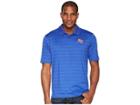 Champion College Kansas Jayhawks Textured Solid Polo (royal) Men's Short Sleeve Pullover