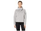 Reebok Training Cowl Neck (medium Grey Heather/solid Grey) Women's Clothing