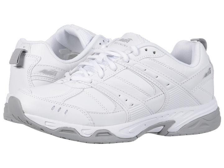 Avia Avi-union Ii (white/chrome Silver) Men's Shoes