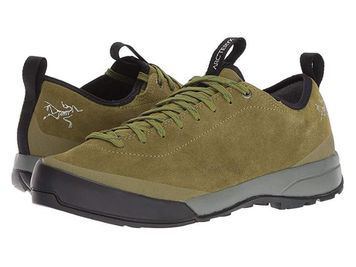 Arc'teryx Acrux Sl Leather Approach (carmanah/evergreen) Men's Shoes