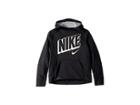 Nike Kids Therma Graphic Training Pullover Hoodie (big Kids) (black/white/white) Boy's Sweatshirt
