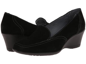 Fitzwell Wendy (black Suede) Women's Wedge Shoes