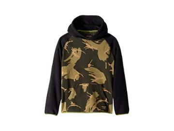 Burton Kids Spark Pullover Fleece Hoodie (little Kids/big Kids) (mountain Camo/true Black) Kid's Sweatshirt