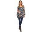 Show Me Your Mumu Donna Michelle Tunic (fall In Love Floral) Women's Blouse