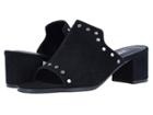 Vaneli Orsina (black Suede/black Elastic/gunmetal Studs) Women's 1-2 Inch Heel Shoes