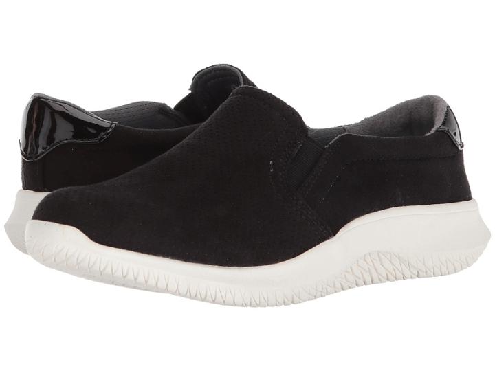 Dr. Scholl's Fresh Two (black Microfiber Perf) Women's Shoes
