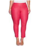 Krazy Larry Plus Size Pull-on Ankle Pants (pink Foil) Women's Dress Pants