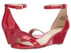 Bandolino Omira (crimson Sleek Patent Pu) Women's Wedge Shoes
