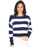Free People Candyland Pullover (navy) Women's Clothing
