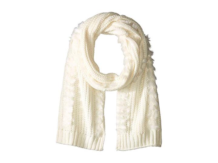 Michael Stars Frosty Fur Scarf (chalk) Scarves