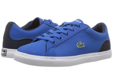 Lacoste Kids Lerond (little Kid) (blue) Kid's Shoes