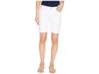 Liverpool Corine Rolled-cuff Walking Shorts On Vintage Slub Stretch Twill In Bright White (bright White) Women's Shorts