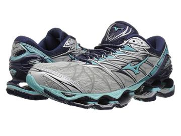 Mizuno Wave Prophecy 7 (silver/aqua Splash) Girls Shoes
