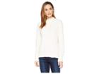 Three Dots Holiday Chenille Mock Neck Sweater (ivory) Women's Sweater