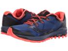 Saucony Peregrine 8 (blue/black/vizi Red) Men's Shoes