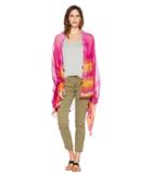 Collection Xiix Tie-dye Stripe Oversized Wrap (pink) Women's Clothing