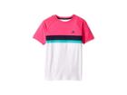 Adidas Kids Tennis Club Color Block T-shirt (little Kids/big Kids) (shock Pink) Boy's T Shirt