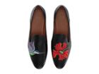Aquatalia Emmaline (black Embroidered Calf) Women's Shoes