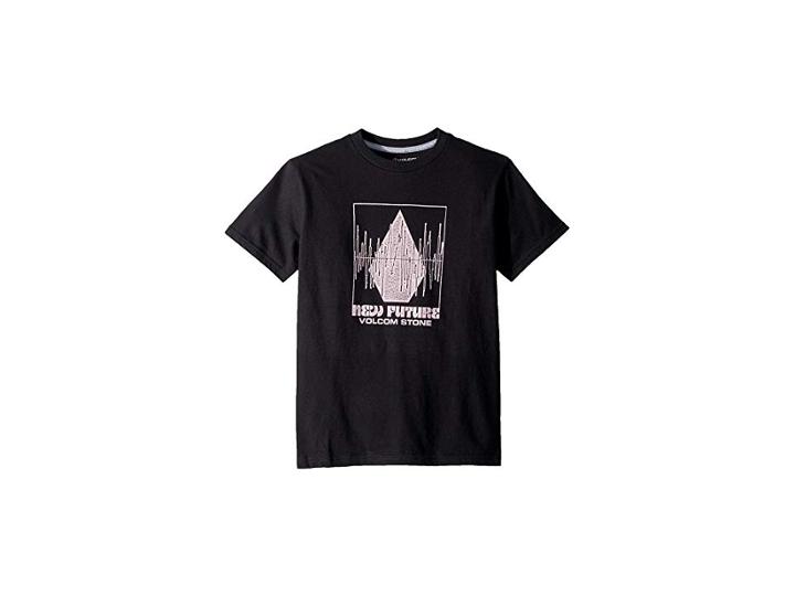 Volcom Kids Stone Rate Short Sleeve Tee (big Kids) (black) Boy's T Shirt