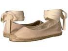 Soludos Ballet Tie Up (nude) Women's Shoes