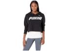Puma Modern Sports Hoodie (cotton Black/white) Women's Sweatshirt