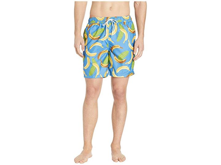 U.s. Surf Club Banana Swim Shorts (blue) Men's Swimwear