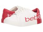 Bebe Charley (white/red) Women's Shoes