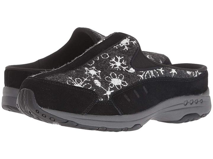 Easy Spirit Traveltime 339 (black/black Heather901) Women's Shoes